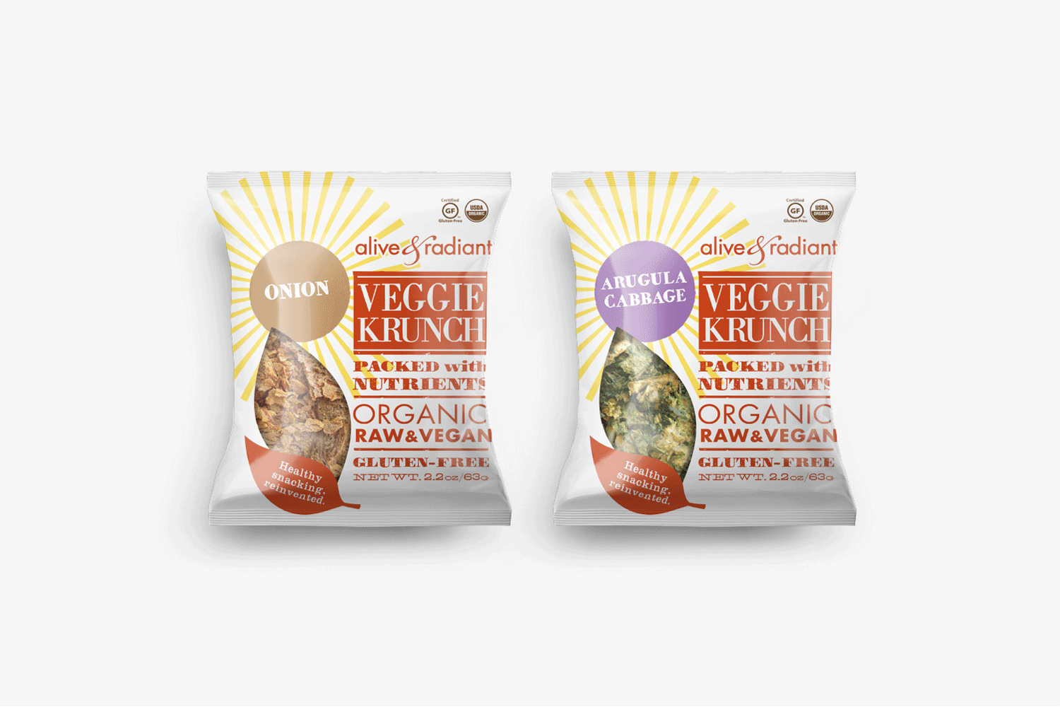 Alternate ALive & Radiant packaging concept.