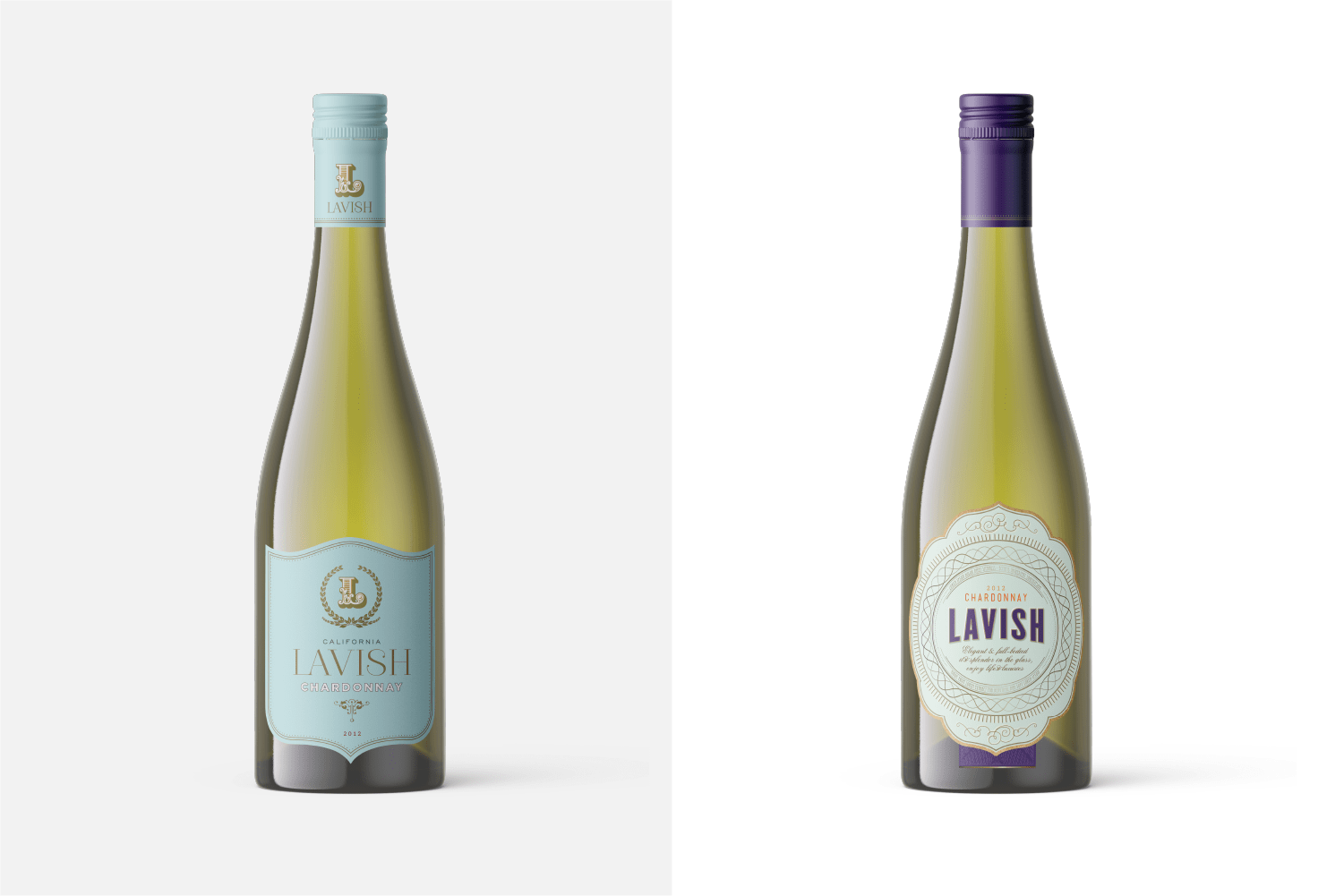 Lavish Brand packaging concepts from Juli Shore Design
