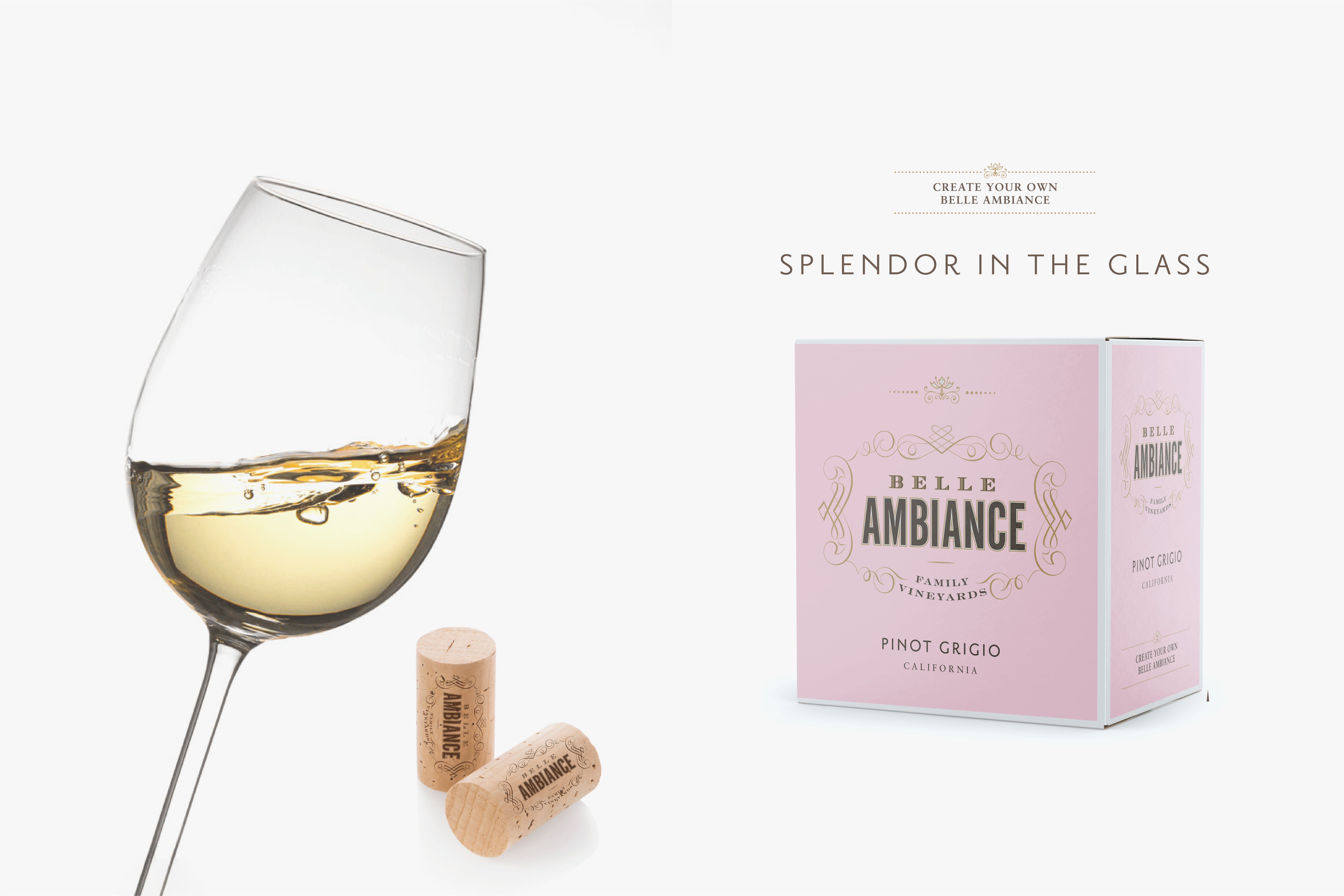Belle Ambiance award-winning Pinot Grigio. 