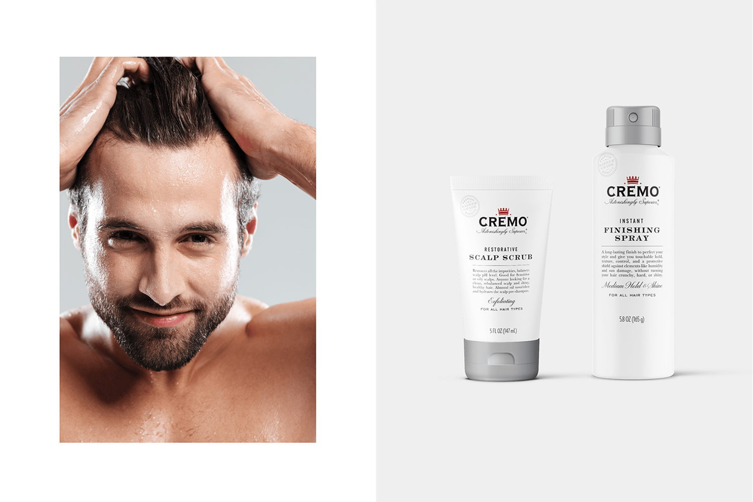 Cremo Scalp Scrub & Finishing Spray