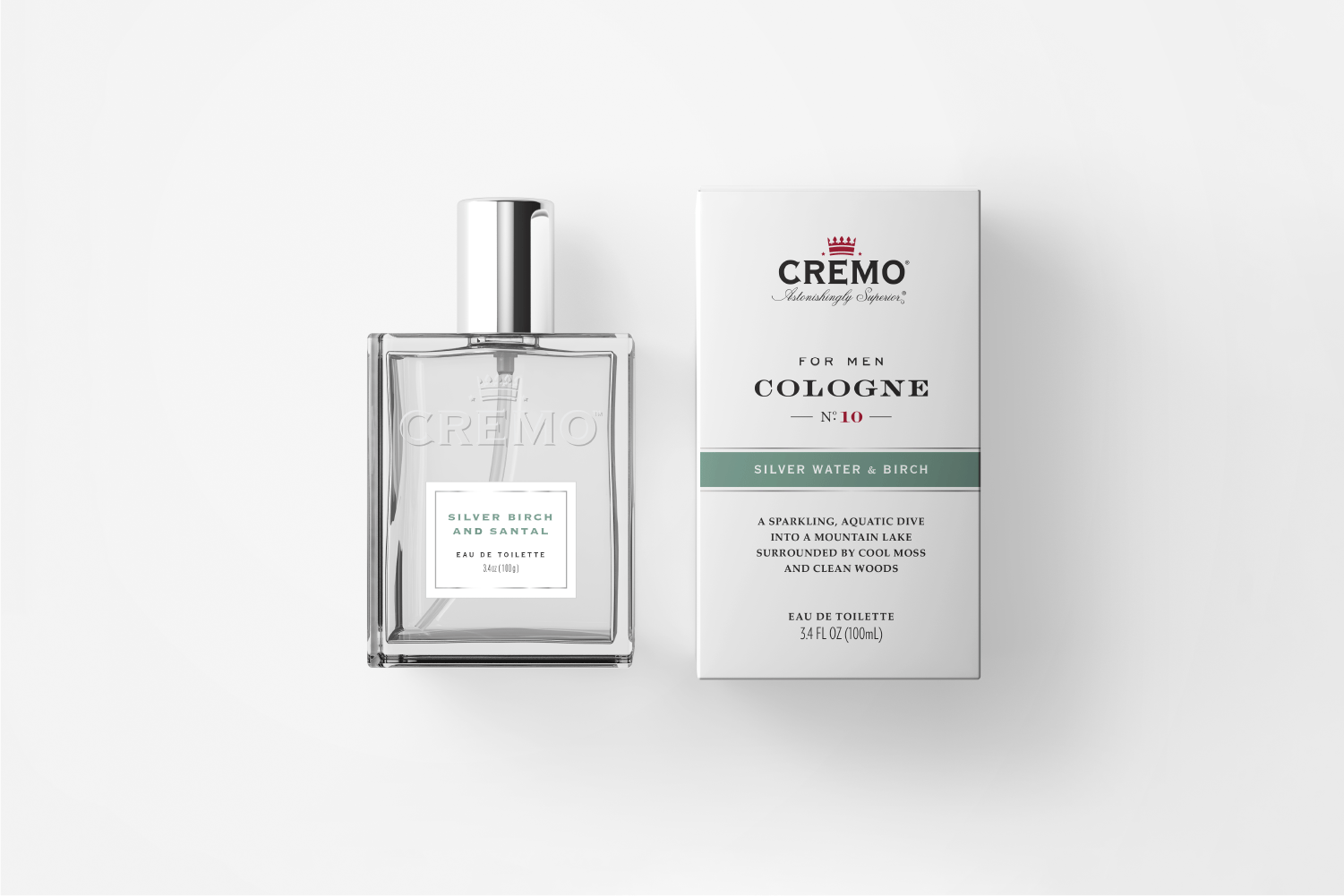 Cremo Silver Water & Birch Cologne