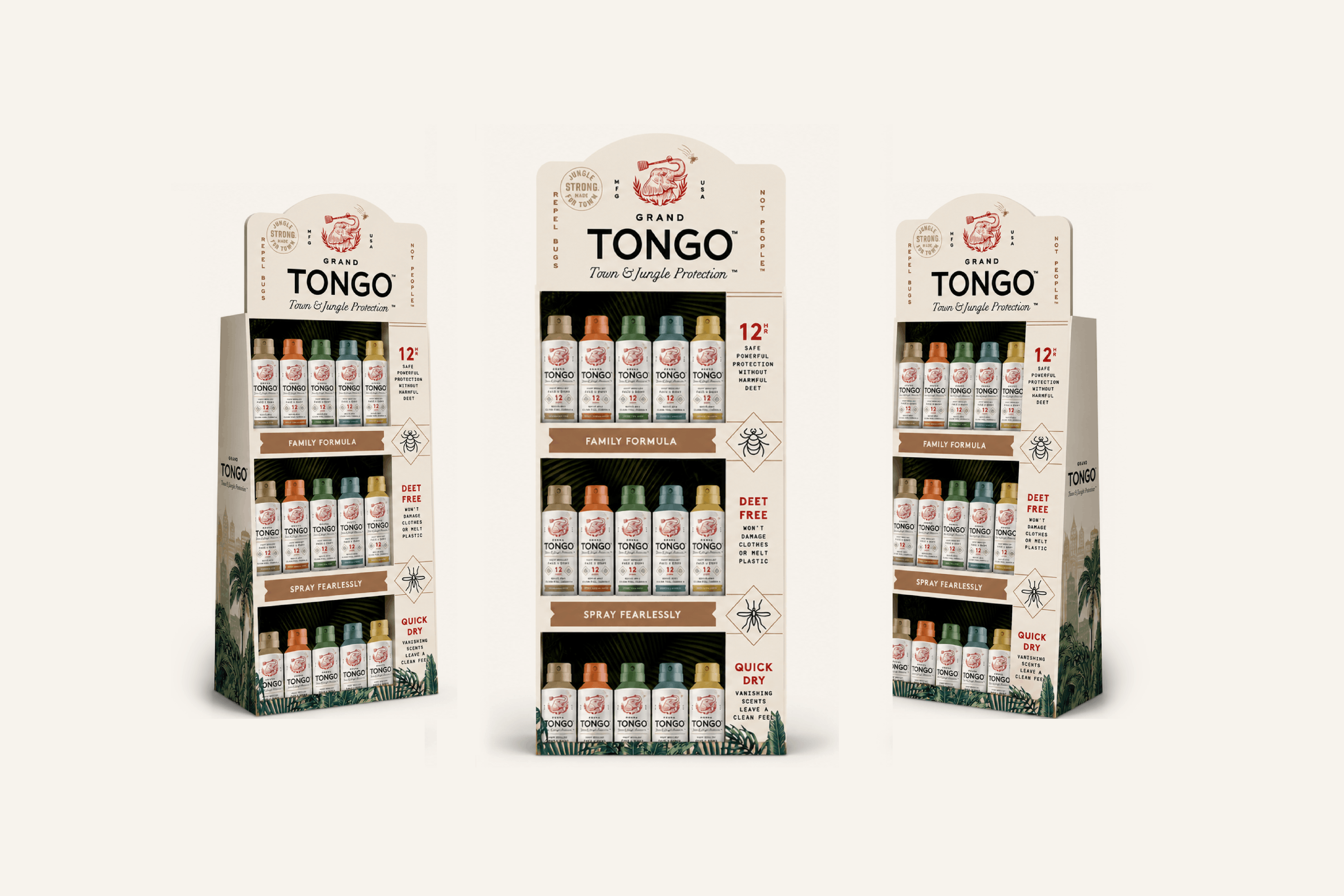 Grand Tongo point-of-purchase display 