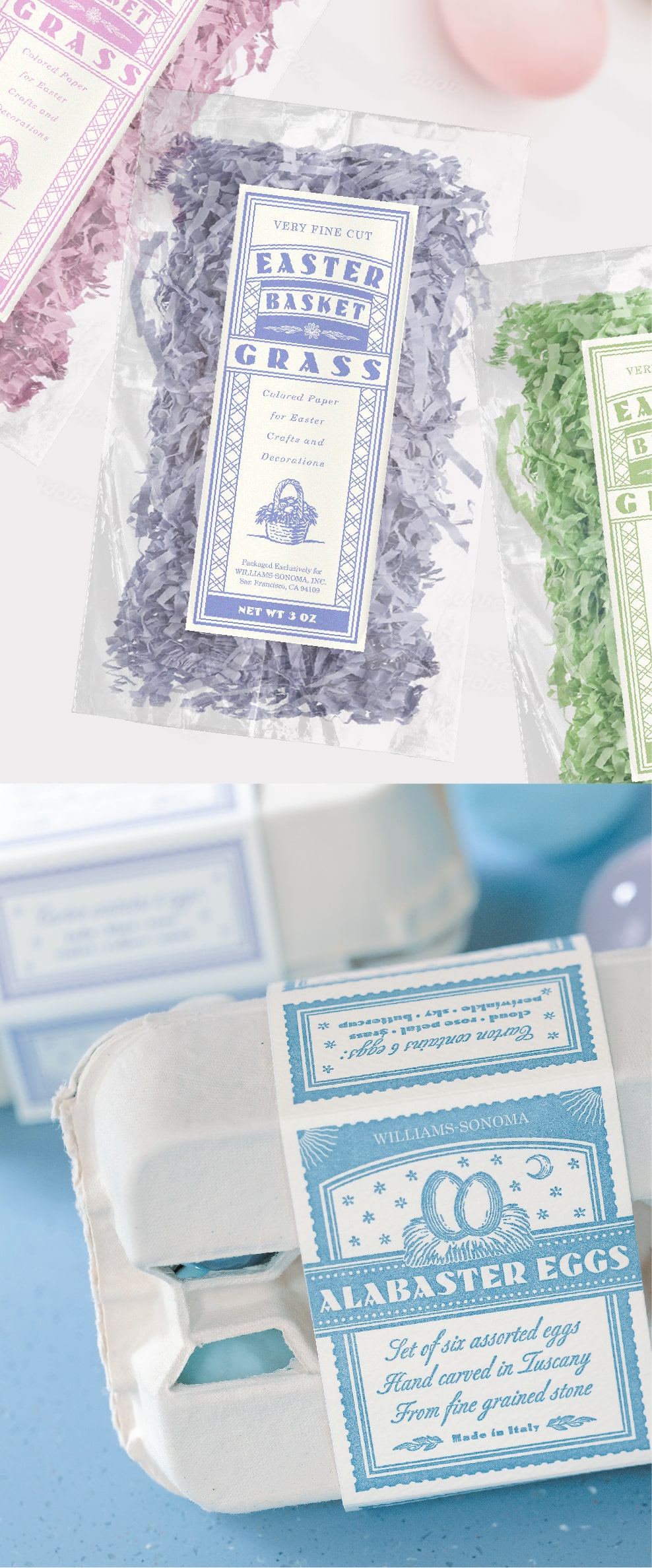 Williams Sonoma Easter packaging